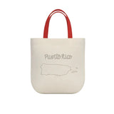 9''x8'' Canvas Goodie Bag (Puerto Rico Map)