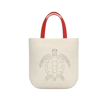 9''x8'' Canvas Goodie Bag (Turtle)
