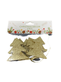 CHRISTMAS TREE GOLD FOAM HANGER 6PCS
