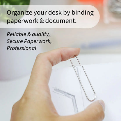 Paper Clips Jumbo Silver PQ.100
