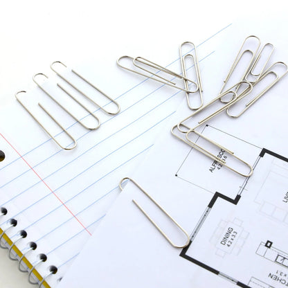Paper Clips Jumbo Silver PQ.100
