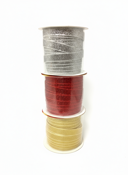 XMAS RIBBON 10YRDX10MM 4ASTD