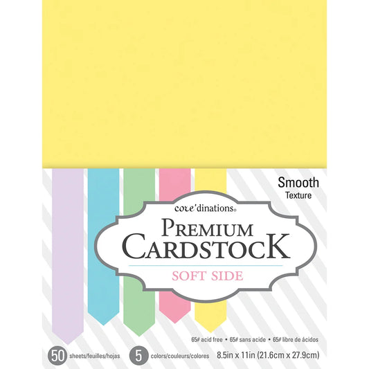 Smooth Cardstock | Assorted Colors| 8.5"X11" | 50 Pk – imagen 1 - JA Riollano