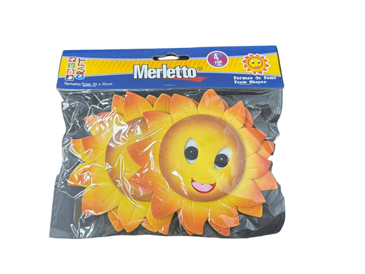 FORMAS FOAMIE SOL 4 PCS