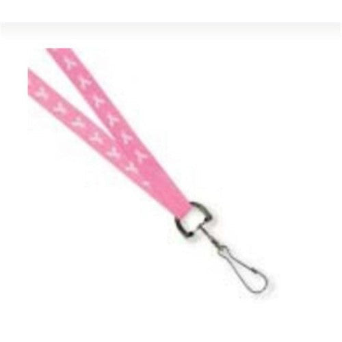 BREAST CANCER AWARENESS LANYARD W/HOOK