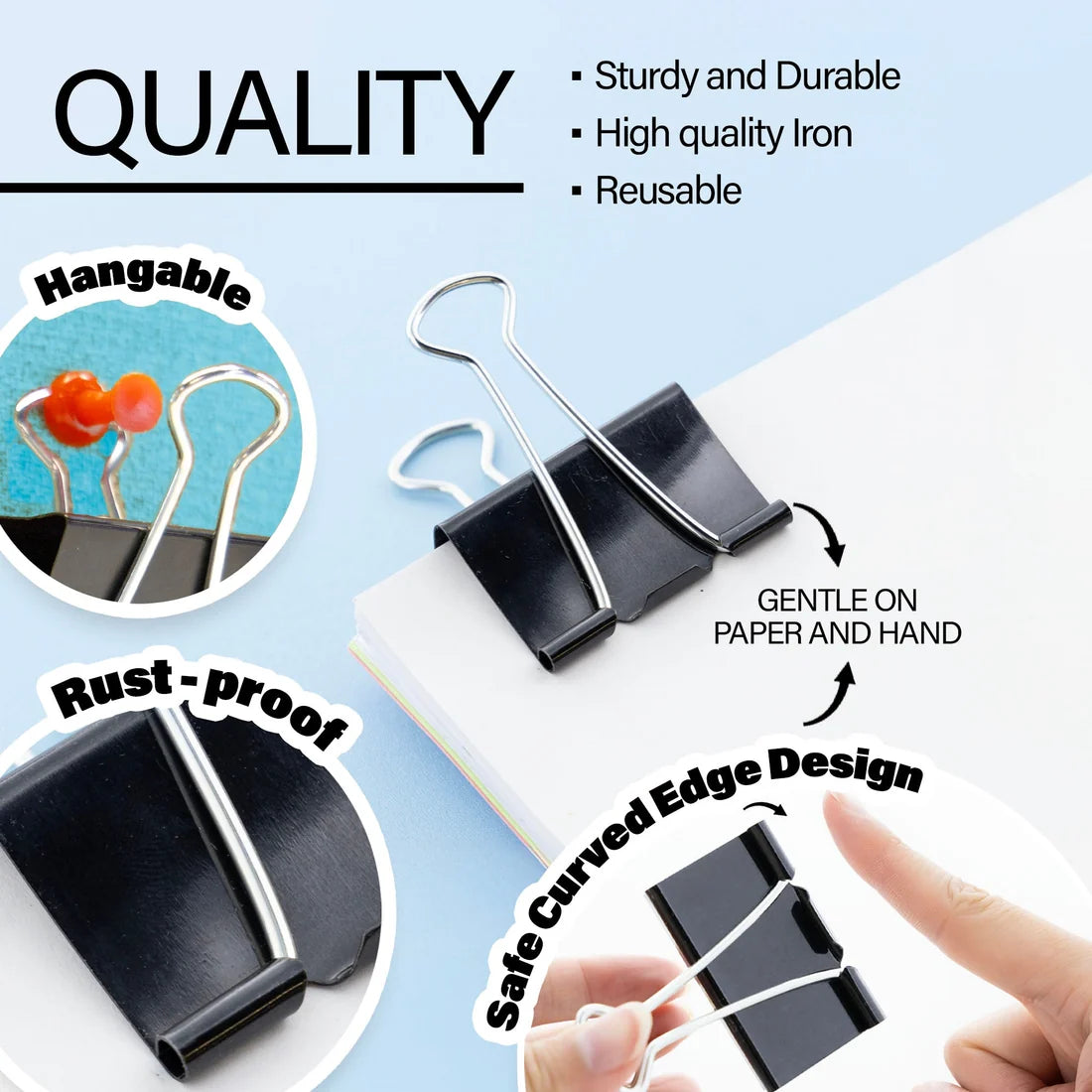 Binder Clips Large 2" PQ.12