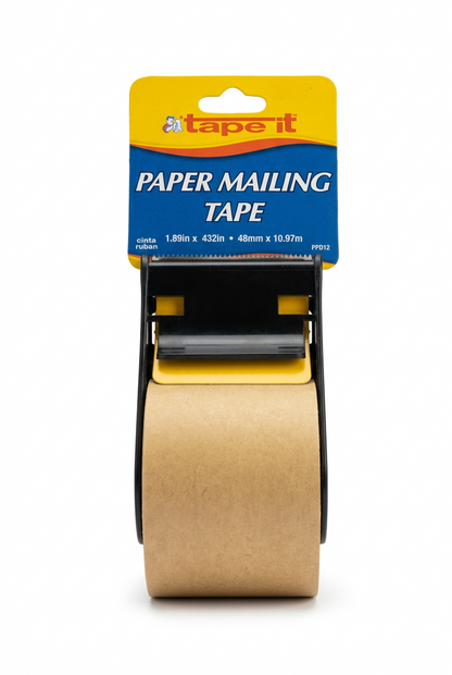 Paper Sealing Tape Tan 2" X 432" - JA Riollano