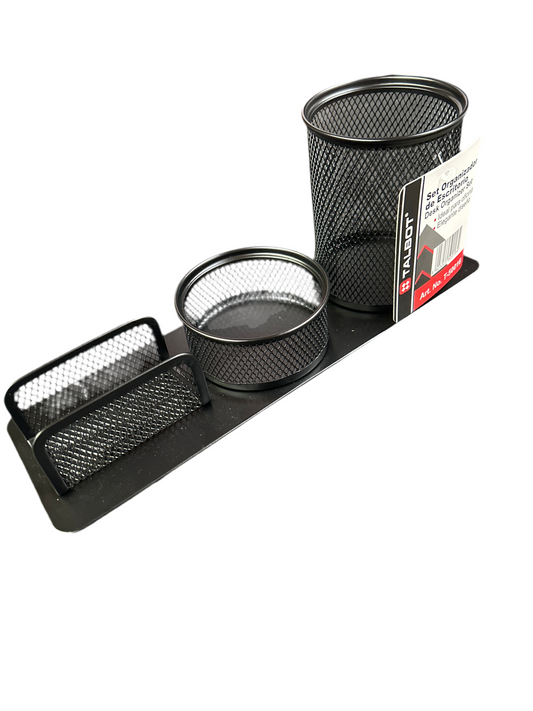 MESH: ORGANIZADOR DE ESCRITORIO, NEGRO