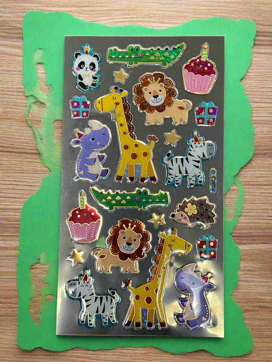 Epoxy Stickers | Party Safari