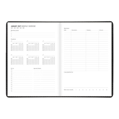 MILANO WEEK TO VIEW APPOINTMENT BOOK BLACK