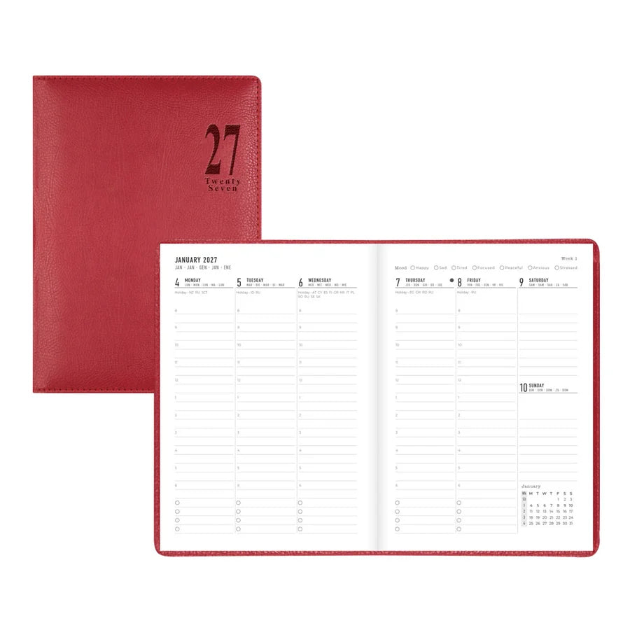 Weekly Planner Red