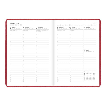 Weekly Planner Red