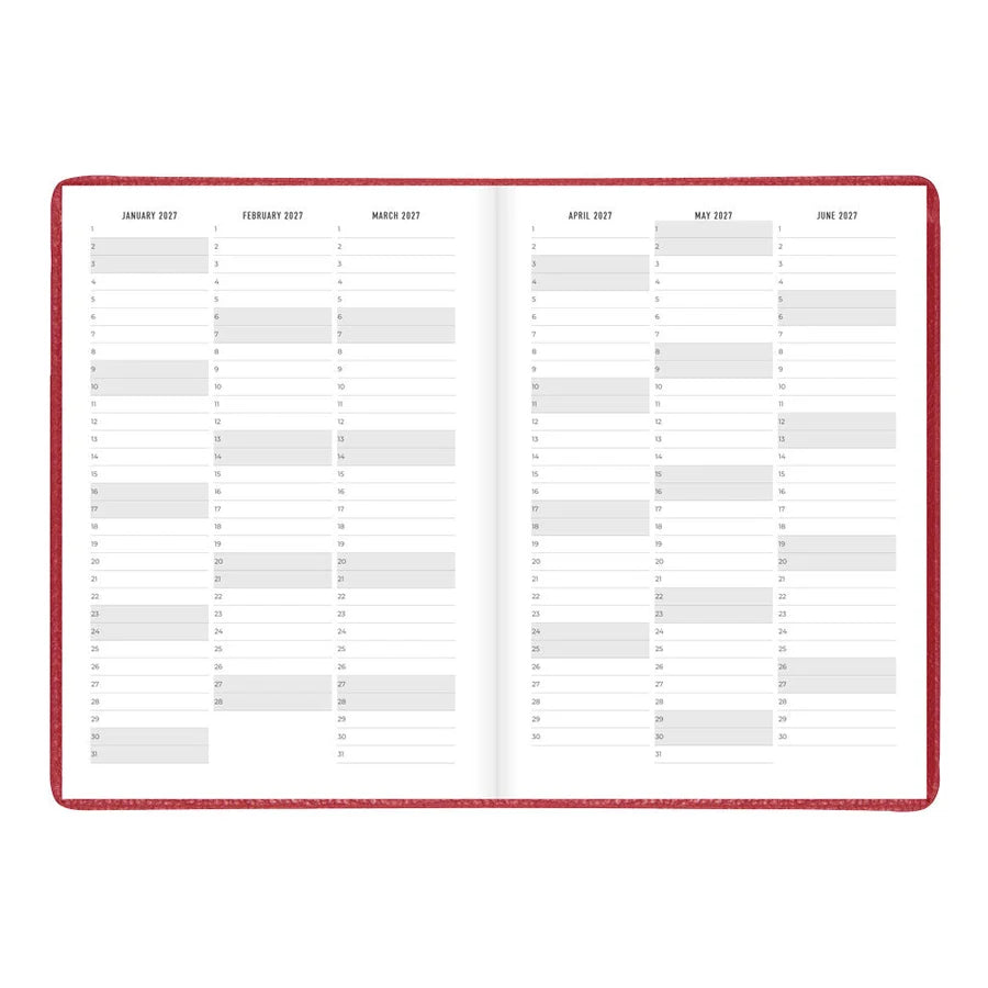 Weekly Planner Red