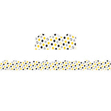 BORDER EXTRA WIDE PEANUTS TOUCH OF CLASS DOTS