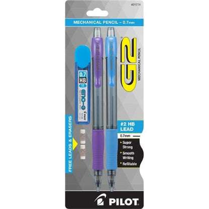 G2 MECHANICAL PENCIL .7 2PK