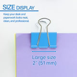 Binder Clip Large 2" Assorted Color PQ.4