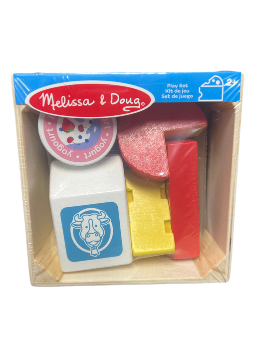 WOODEN FOOD GROUPS PLAY SET – DAIRY