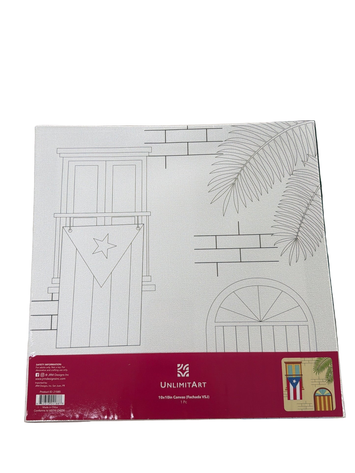 10x10in Canvas (Fachada VSJ)