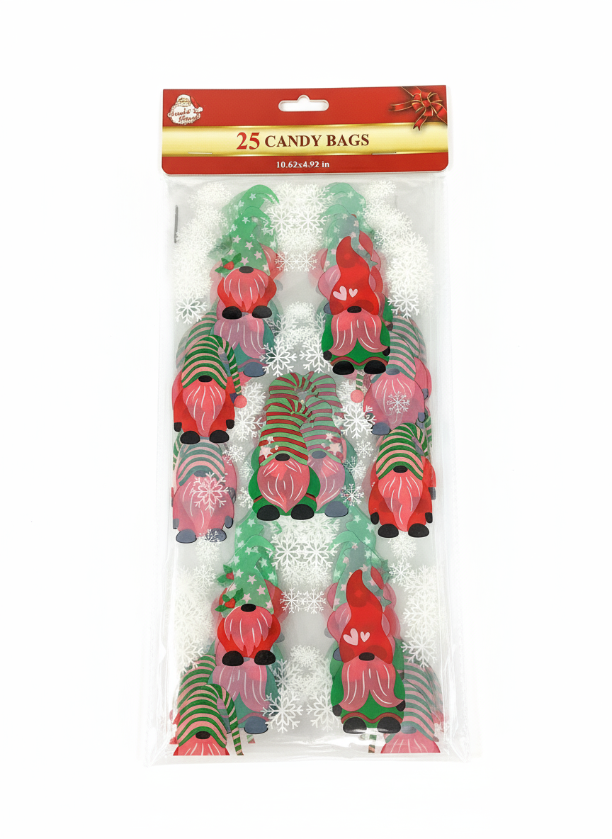 CELLO CANDY BAGS 25CT 12.5x27CM