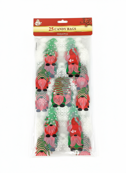 CELLO CANDY BAGS 25CT 12.5x27CM