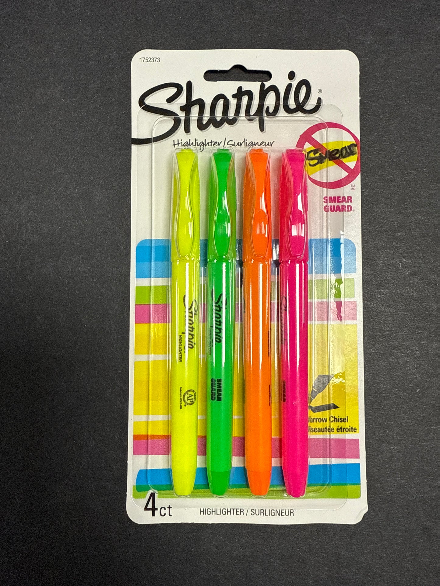 SHARPIE ACCENT HIGHLIGHTER ASST PQT.4