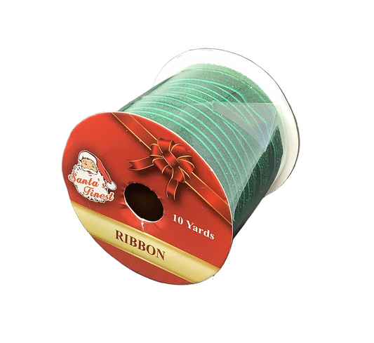 XMAS RIBBON 10YRDX10MM 4ASTD