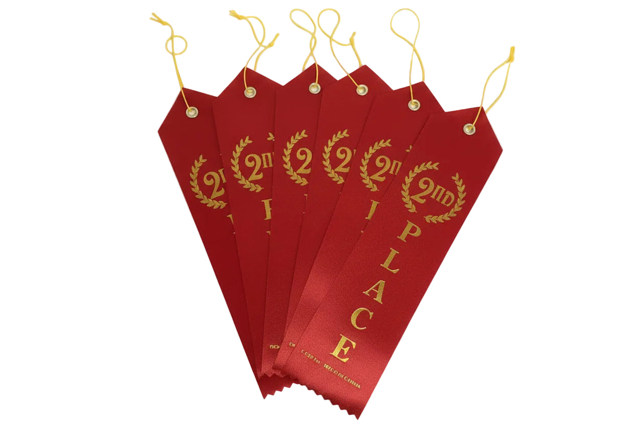 2ND  Place Winner Ribbons