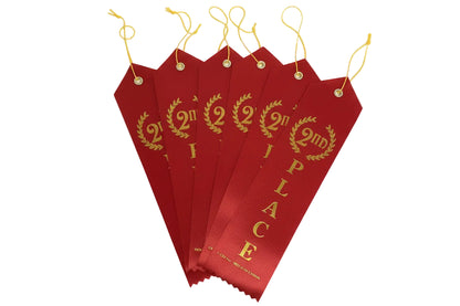 2ND  Place Winner Ribbons
