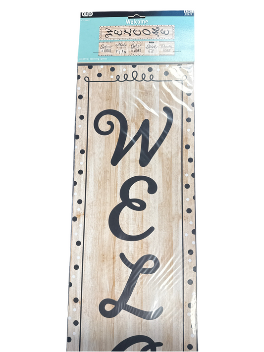 CORE DECOR WELCOME BANNER