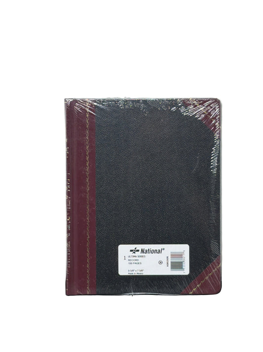 BL RECORD BOOK 150 PG BLACK 9 X 7 #A-38-150-R