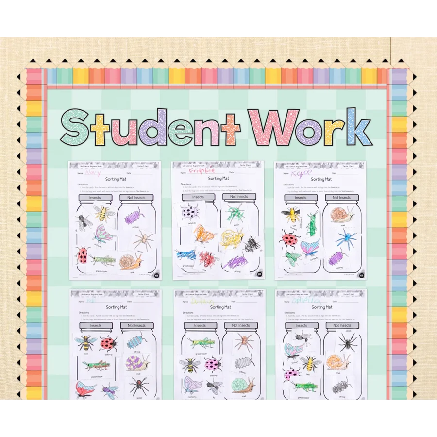 Colorful Composition 4" Everyday Letters Combo Pack