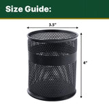 Black Metal Pen Cup Holder