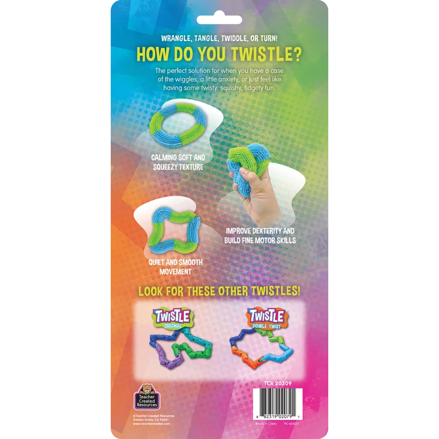 Twistle Squish Aqua and Lime