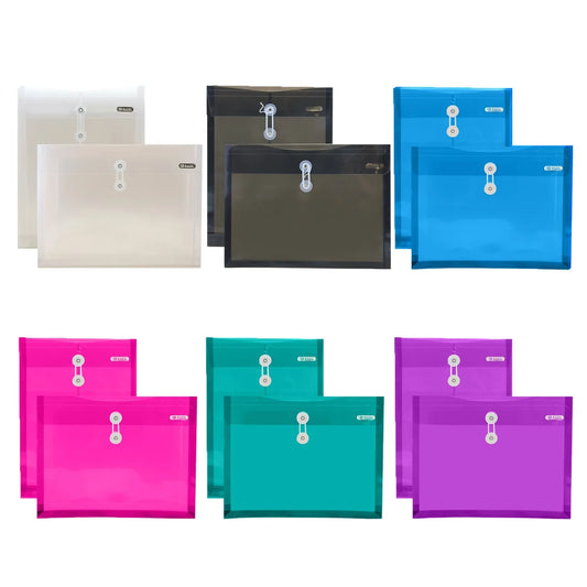Top / Side Loading Letter Size String Envelope 2pk