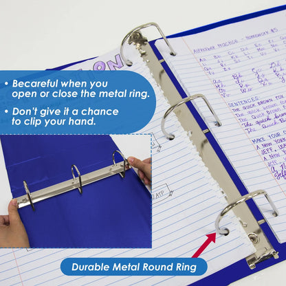 View D-Ring Binder 2" Blue