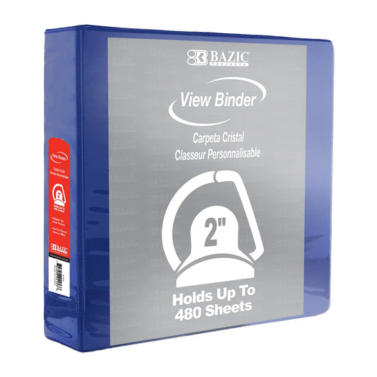View D-Ring Binder 2" Blue