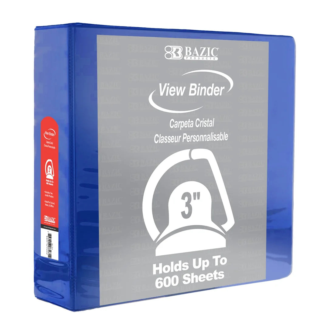 View D-Ring Binder 3" Blue