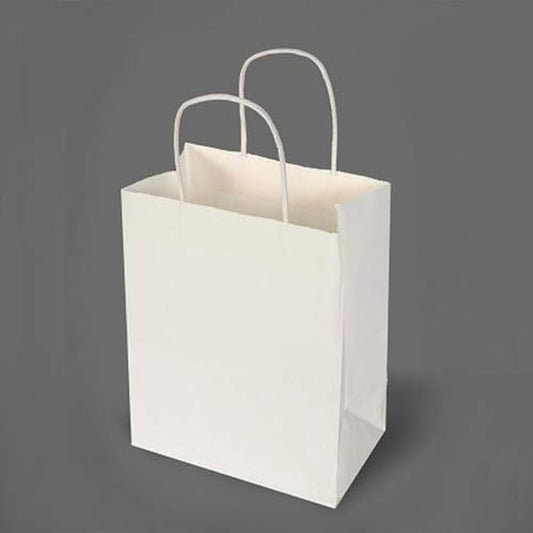 GIFT BAGS WHITE 6PCS