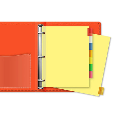 Index Divider 8 Tab Insertable Paper Asst Colors