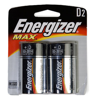 ENERGIZER D ALKALINE BATTERIES PQ.2