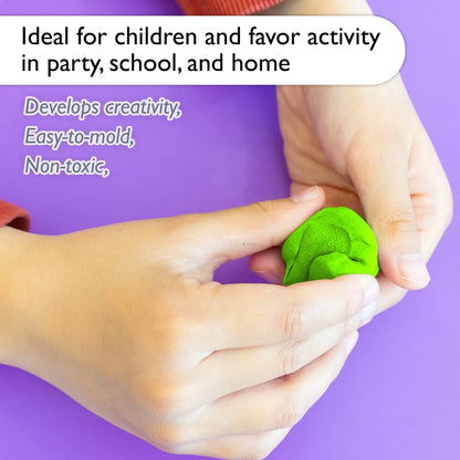 1lb 4 Fluorecent Color Modeling Clay