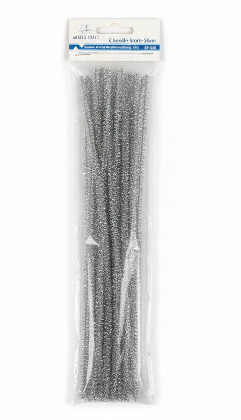 Chenille Stem | 25ct | Silver