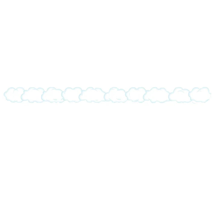 CLOUD DIE CUT BORDERS 12 STRIPS