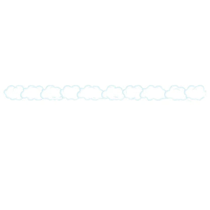 CLOUD DIE CUT BORDERS 12 STRIPS
