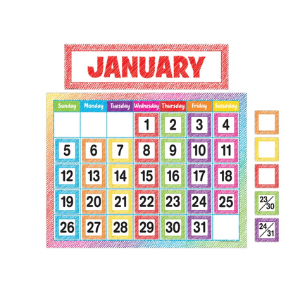 Scribble Calendar Days