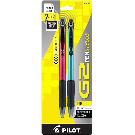 G2 GEL PEN FINE STYLUS ASST COLOR PQ.2