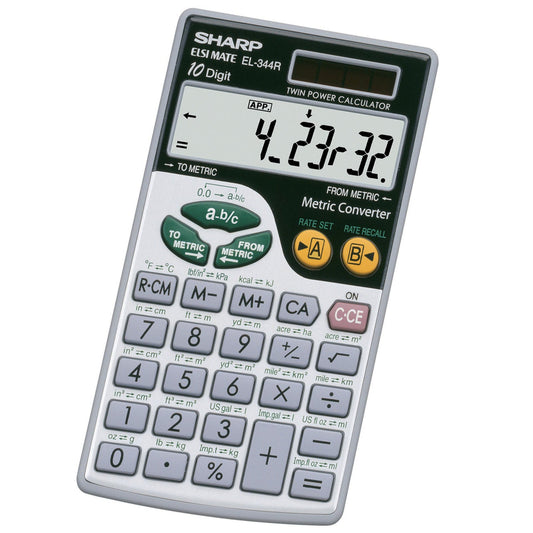 CALCULATOR W/METRIC CONVERSION