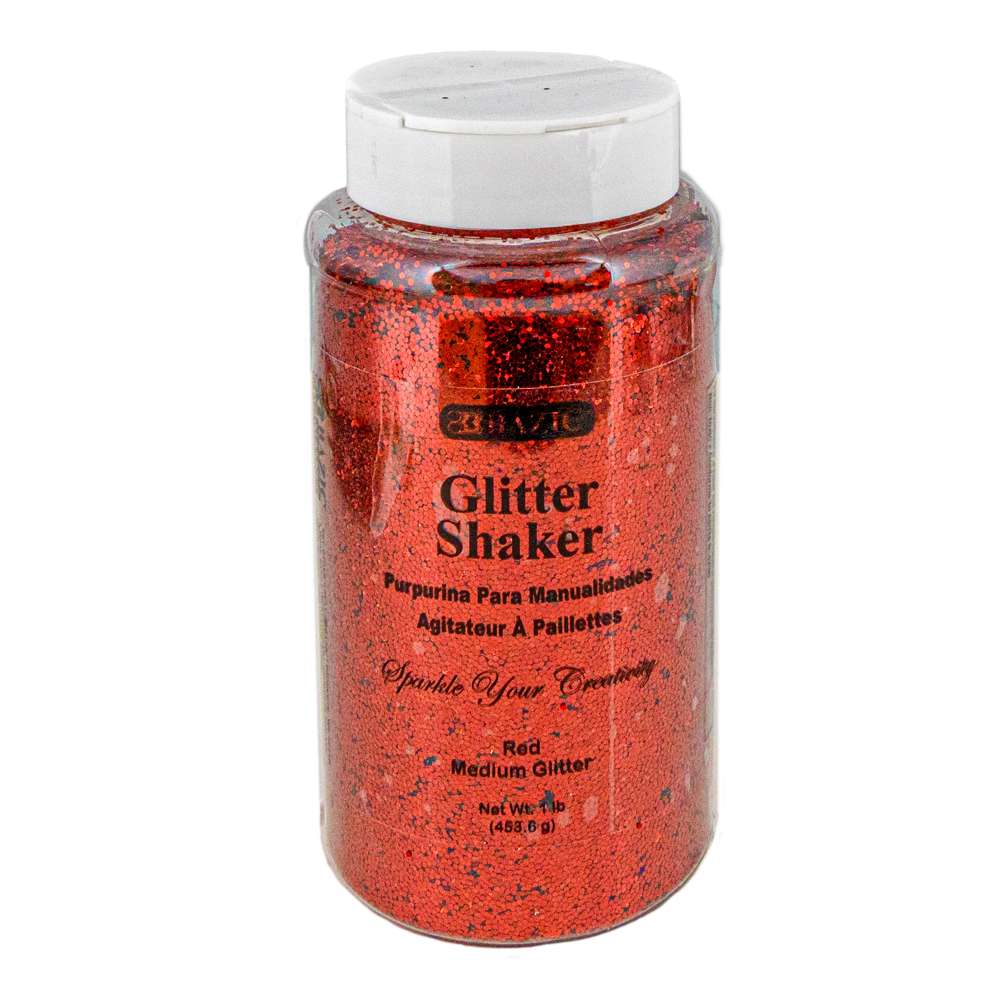 GLITTER SHAKER RED | 1LB