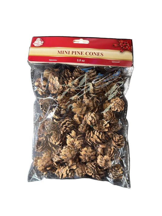 MINI PINE CONES 2.5 OZ