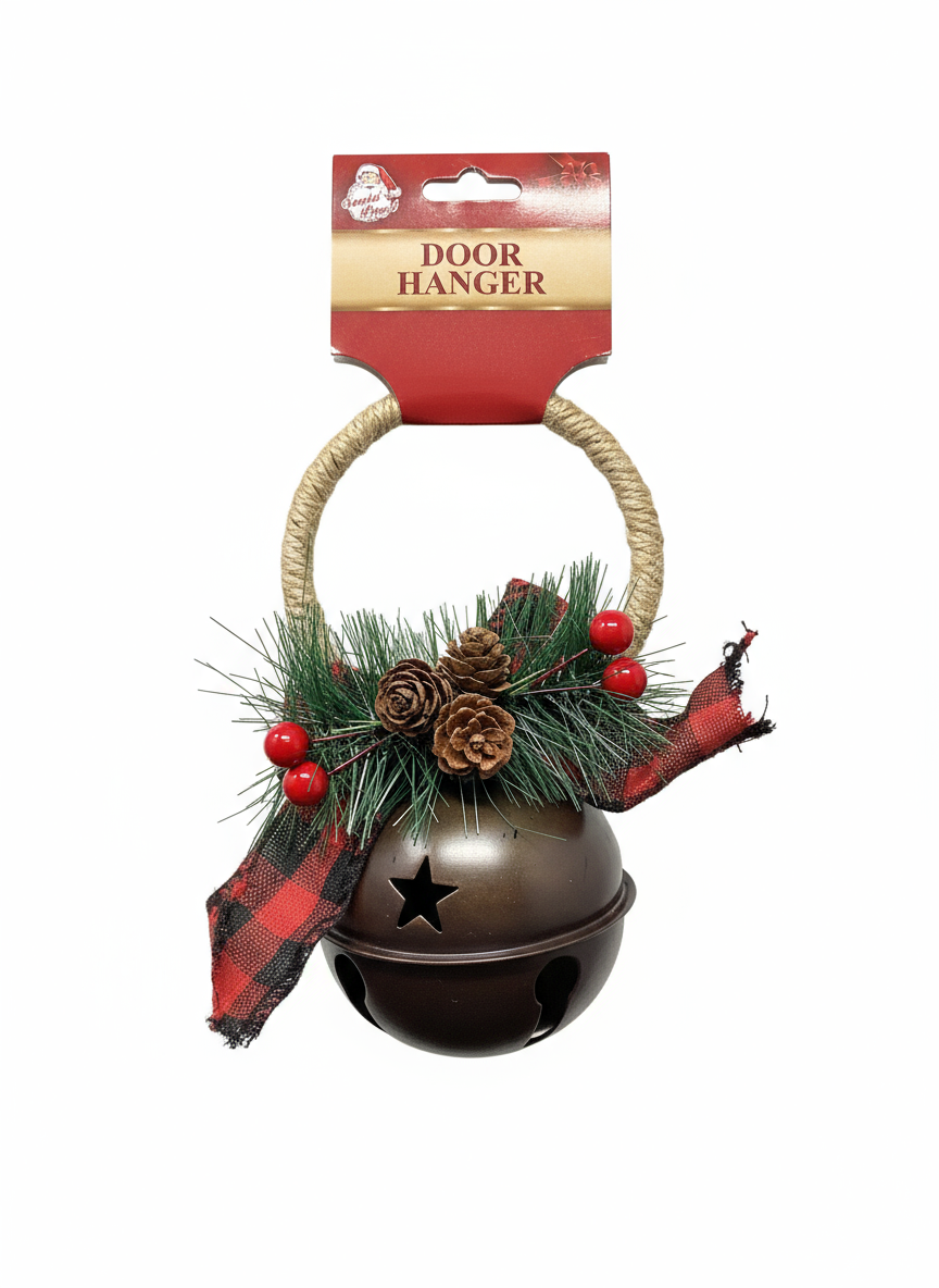 DOOR HANGER JINGLE BELL 7.5CM